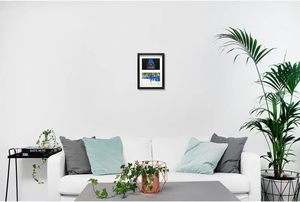 Marco de Madera para Exhibición de Medallas Deportivas de Maratón, Marco Decorativo con Impresión UV, Marco Grande Negro para Fotos - Product Image 4