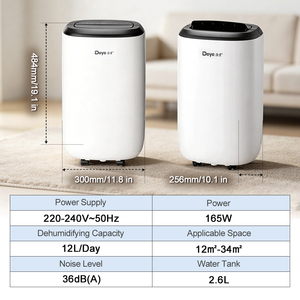 <span class=keywords><strong>Deshumidificador</strong></span> doméstico de bajo ruido, <span class=keywords><strong>deshumidificador</strong></span> portátil de <span class=keywords><strong>12</strong></span> <span class=keywords><strong>litros</strong></span>, secador de aire comercial, <span class=keywords><strong>deshumidificador</strong></span> - Product Image 2