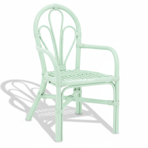 Silla Infantil de Ratán Natural Hecha a Mano, Moderna y Segura para Fiestas de Cumpleaños, Muebles Infantiles de Mimbre Ecológicos para Sala de Estar - Product Image 1