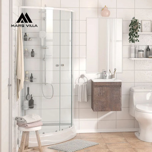 Puerta de Ducha <span class=keywords><strong>Sensi</strong></span> Dacqua para Baño, Modelo Mars Villa, Fabricación China OEM/ODM, 80x80x200 cm, con Vidrio Templado Certificado CE y SGCC - Product Image 5