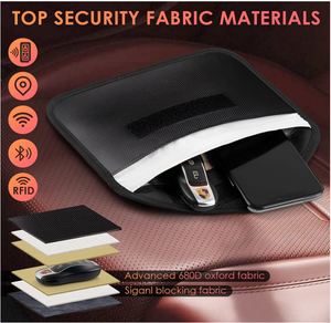 Bolsas <span class=keywords><strong>Faraday</strong></span> <span class=keywords><strong>para</strong></span> Llaves <span class=keywords><strong>de</strong></span> Auto y Celulares, Protección Antirrobo <span class=keywords><strong>para</strong></span> Vehículos, Bloqueador <span class=keywords><strong>de</strong></span> Señal WiFi/GSM/LTE/NFC/RFID/Entrada sin Llave - Product Image 3