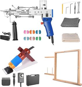Qtools Shenzhen Kit Completo per Tufting per Principianti: <span class=keywords><strong>Tutto</strong></span> il Necessario per Iniziare a Realizzare Tappeti in un Unico Set, Include Pistola per Tufting 2 in 1 - Product Image 1