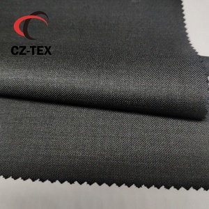 Đen sang trọng <span class=keywords><strong>suiting</strong></span> 100% len <span class=keywords><strong>worsted</strong></span> vải - Product Image 6