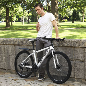 Vélo de course à frein à disque en acier de 24 pouces, vélo fixie, vélo cargo, vélo de montagne, vélo de gravier, vélo d'exercice Tuttio Soliel - Product Image 1