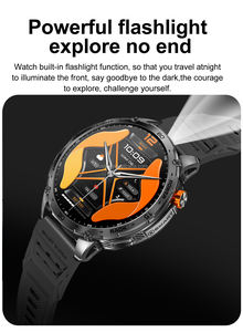 OEM 2025 K69 运动手表 1.75 英寸 Amoled 远程摄像头 730mAh 磁力充电 男女通用手电筒 5ATM Android IOS 智能手表 男士 - Product Image 2