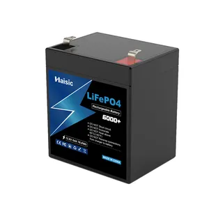 12.8V 6Ah Rechargeable Battery Lifepo4 Lead Acid Replacement Lithium Ion solar battery