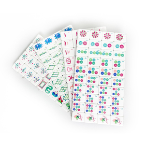 Luxury 160-Piece Portable Durable <b>Mahjong</b> Tiles Eco-Friendly Foldable Rose Red Acrylic Custom Size <b>Mahjong</b> <b>Set</b> for Sale - Product Image 2
