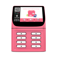 Fábrica de China Powerbank estación teléfono móvil carga 8 ranuras pantalla LCD banco de energía quiosco de alquiler sin bancos de energía