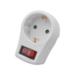 E-SUN excellente qualité 16A 250V avec interrupteur adaptateur allemand Standard adaptateur secteur convertisseur Eu adaptateur électrique sortie - Product Image 2