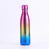 Bouteille d'eau sport isotherme en acier inoxydable à double paroi, écologique, sérigraphiée, HBC 350ml/500ml/750ml/1000ml