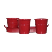 Ferme rebord de fenêtre herbe jardin Pot jardinière Kit M ensemble métal intérieur extérieur Pots de plantes avec plateau rebord de fenêtre Pots d'herbes