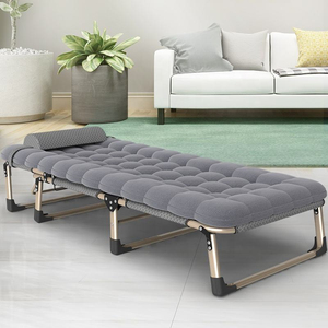 Letto Singolo Pieghevole Multifunzionale di Grandi Dimensioni, Telaio in Metallo Morbido, Ecologico, Durevole, Resistente ai Raggi UV, Moderno per Esterni e <span class=keywords><strong>Hotel</strong></span> - Product Image 3