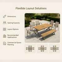 Garden Restaurant Paris Bistro Ensemble de salle à manger en aluminium Hot Style hotel Teslin Mesh Portable Folding Terrace Coffee Dining Arm Chairs