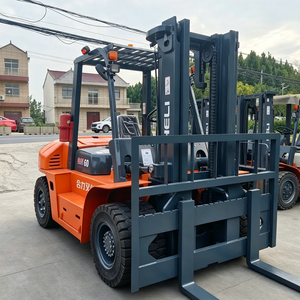 Chariot élévateur diesel CPCD60 6 tonnes à faible consommation de carburant, châssis résistant à l'usure pour les travaux de construction et les opérations en entrepôt de matériaux et de pierres en vrac - Product Image 2