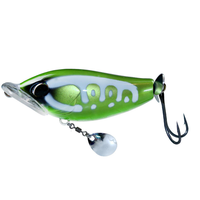 Leurre de surface Yibo-Floating 19g 72mm à bouche carrée pour poissons d'eau douce - Grande éclaboussure d'eau et appât dur