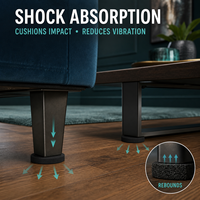 Coussinets en mousse EVA adhésifs personnalisés, flexibles, amortissants et anti-vibrations pour climatiseurs, ventilateurs et appareils électroménagers