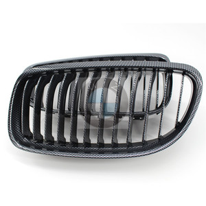 กระจังหน้า BMW E90 แบบคาร์บอนไฟเบอร์ วัสดุ ABS พลาสติก อะไหล่ทดแทน สำหรับซีรีย์ 3 ปี 09-11 - Product Image 1