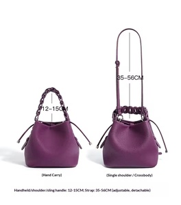 Nouveaux sacs à main en cuir véritable personnalisés pour femmes, sacs à main élégants en cuir de vachette, sacs à main de luxe pour femmes - Product Image 5