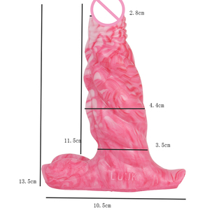 FAAK L7044 Vibrator 10 Modus 5,3 Zoll Elektro massage gerät Sexspielzeug für Erwachsene USB wiederauf ladbarer T-Form G-Punkt Vibrator in gemischten Farben - Product Image 6