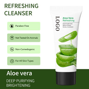 Nettoyant visage blanchissant pour soins de la peau naturels en marque privée OEM, nettoyage en profondeur, nettoyant visage à l'aloe vera - Product Image 5
