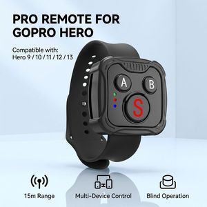Télécommande sans fil pour caméra d'action pour <span class=keywords><strong>GoPro</strong></span> : <span class=keywords><strong>Hero</strong></span> <span class=keywords><strong>9</strong></span>/10/11/12/13 - Matériau ABS étanche - Product Image 1