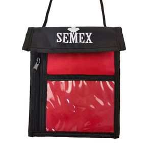 Sac de cou pour passeport, imperméable, pour porte-cartes, porte-badge multifonctionnel en nylon personnalisé - Product Image 4