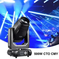BOTAI 500W 3-en-1 scène dynamique/lumière principale mobile FX architecturale CMY + CTO couleur LED hybride 540 ° panoramique et zoom motorisé IP65 évalué