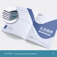 Brochures d'entreprise personnalisées en couleur A4 pour la publicité commerciale