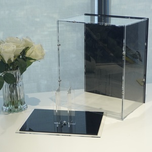 New Arrival Premium Clear Acrylic Boxing Glove <b>Display</b> <b>Case</b> Custom Logo for Home Collection <b>Display</b> - Product Image 4