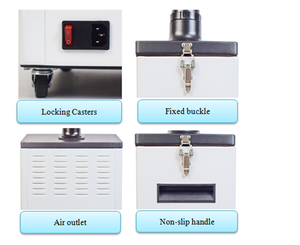 YouJie 2025 핫 세일 싱글 암 튜브 60w 정격 전력 공기 조절 가능한 흄 추출기 청정기 연기 필터 모바일 산업용 사용 - Product Image 4