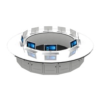 Vente en gros en usine Centre de sécurité Surveillance Bureau Poste de travail Console de contrôle irrégulière modulaire