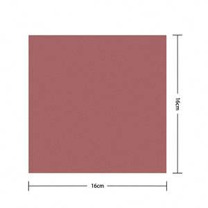 Papier sulfurisé anti-graisse en silicone épais 40g couleur café 16x16cm, résistant aux déchirures, pour usage alimentaire - Product Image 1