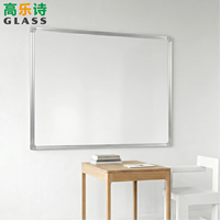 Tableau blanc magnétique en plastique Gaoleshi à fixer au mur |   Tableau effaçable à sec pour bureau, fixation invisible par vis, 30x40cm, en alliage d'aluminium