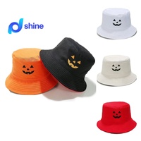 Sombreros de Pescador Reversibles Divertidos para Halloween y Navidad, Sombrero de Sol Plegable para Mujer y Hombre
