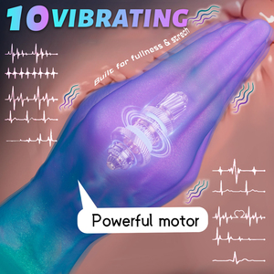 Vibrierender Analdildo Prostatamassagegerät Großer Butt Plug Weiches Umweltfreundliches Wasserdichtes Silikon 10-Frequenz-Vibration Unterstützung - Product Image 3