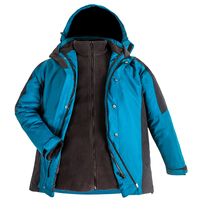 Chaqueta impermeable 3 en 1 con precio al por mayor, chaqueta de invierno interior polar