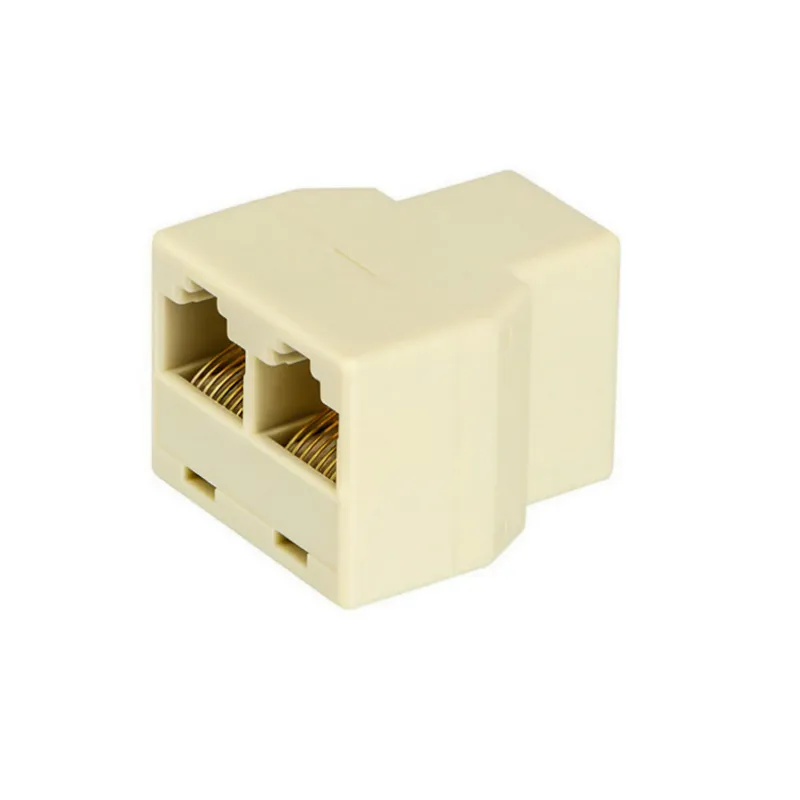 8P8C Réseau RJ45 F/F Double Ports Connecteur Femelle Adaptateur Répartiteur