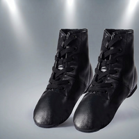 Chaussures de danse classique pour adultes BW13, bottes de jazz montantes en PU, bottes de danse moderne à semelle souple pour examens, spectacles et entraînements