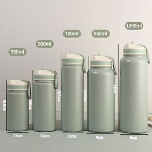 Botella de Agua Deportiva Térmica con Aislamiento al Vacío de Acero Inoxidable, con Recubrimiento en Polvo, Personalizable con Logotipo, en Tamaños de 12oz, 17oz, 22oz, 32oz y 40oz - Product Image 3