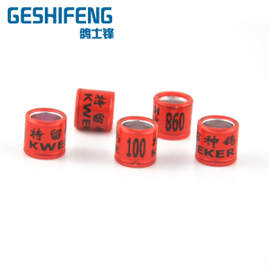 Aluminium <span class=keywords><strong>pigeon</strong></span> ringen gepersonaliseerde ringen voor duiven en vogels - Product Image 2