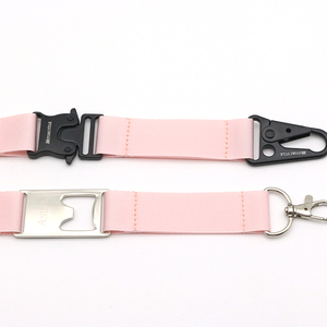 Commercio all'ingrosso <span class=keywords><strong>di</strong></span> perline Quick Realse Stick personalizzato in metallo inciso Logo bottiglia apribottiglie portachiavi cordino tattico - Product Image 6