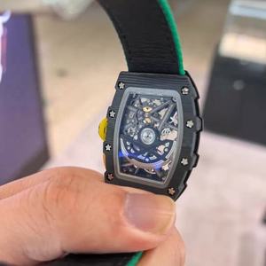 Wholesale Customized High Quality Carbon Fiber Wear Resistant and Scratch Resistant Case Women Fashion Sports Mechanical <b>Watch</b> - Product Image 5