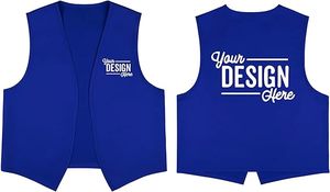 Gilet <span class=keywords><strong>di</strong></span> Sicurezza Personalizzato per Volontari, Traspirante in Rete, Alta Visibilità Riflettente per Eventi, Festival, Gare Benefiche, Uniforme per il Personale - Product Image 3