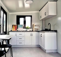 Conteneur préfabriqué moderne de 20 pieds pour bureau, appartement, espace de vie ou camping, étanche, livraison directe usine