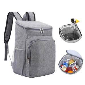 Waterproof Nylon <b>Cooler</b> <b>Backpack</b> with Zipper Closure and Picnic Bag - Product Image 2