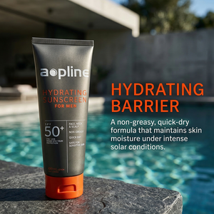 Protector Solar <span class=keywords><strong>Facial</strong></span> para Hombre de Marca Privada, FPS 50 PA++++, Amplio Espectro, Resistente al Agua y al Sudor, Hidratante, Sin Parabenos, Ligero - Product Image 3