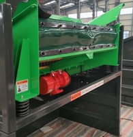 Cribleuse de surface pour compost, sable et roches, vibrante, électrique 380/220V, moteur 0.5KW/14KN, 22 m³/h