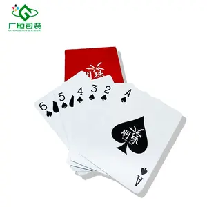 Khuyến Mại Tùy Chỉnh Thiết Kế Logo In Giấy Chơi Thẻ Poker Sản Xuất