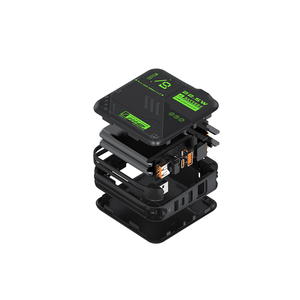 Batterie externe 2-en-1 de 10000 mAh avec prise murale CA intégrée et câbles de charge rapide doubles - Product Image 4
