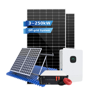 Système d'énergie solaire hybride photovoltaïque 3Kw 5Kw 10Kw 15Kw 20Kw 30Kw Kit solaire hors réseau - Product Image 1